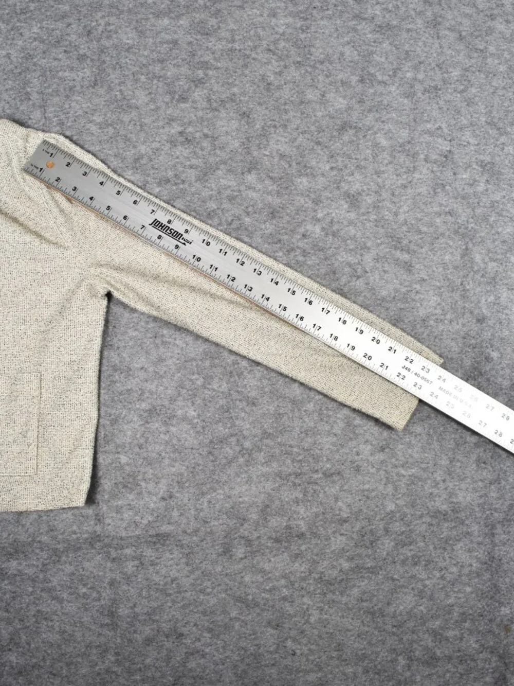 J. Crew 365 Cream Bouclé Work Business Casual Open Blazer Women Size Medium